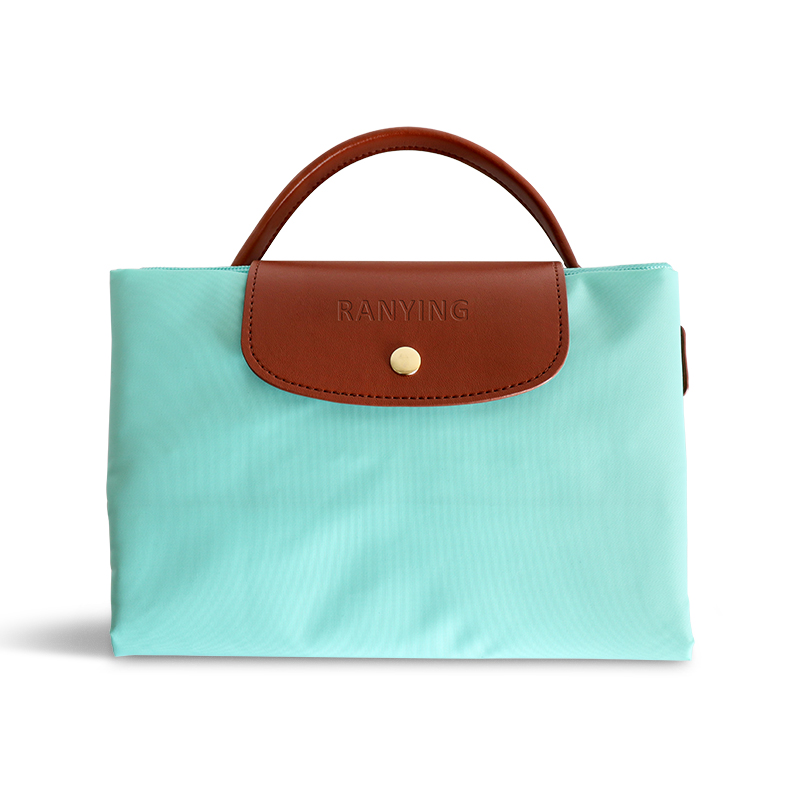 Lightweight Waterproof Tote Bag Premium Leather Trim Large Capacity Daily Handbag – photo 3