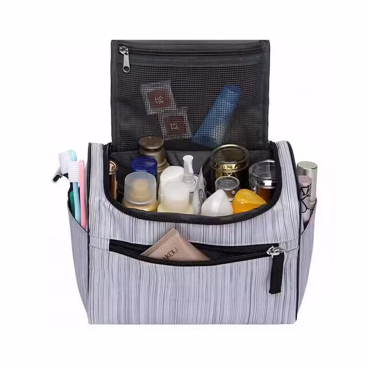Portable hanging toiletries bag for bathroom wall – photo 2