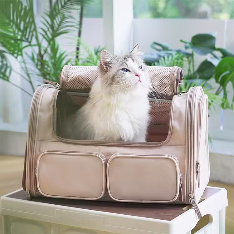 Pet Bag ventilated cat backpack for walking – photo 2