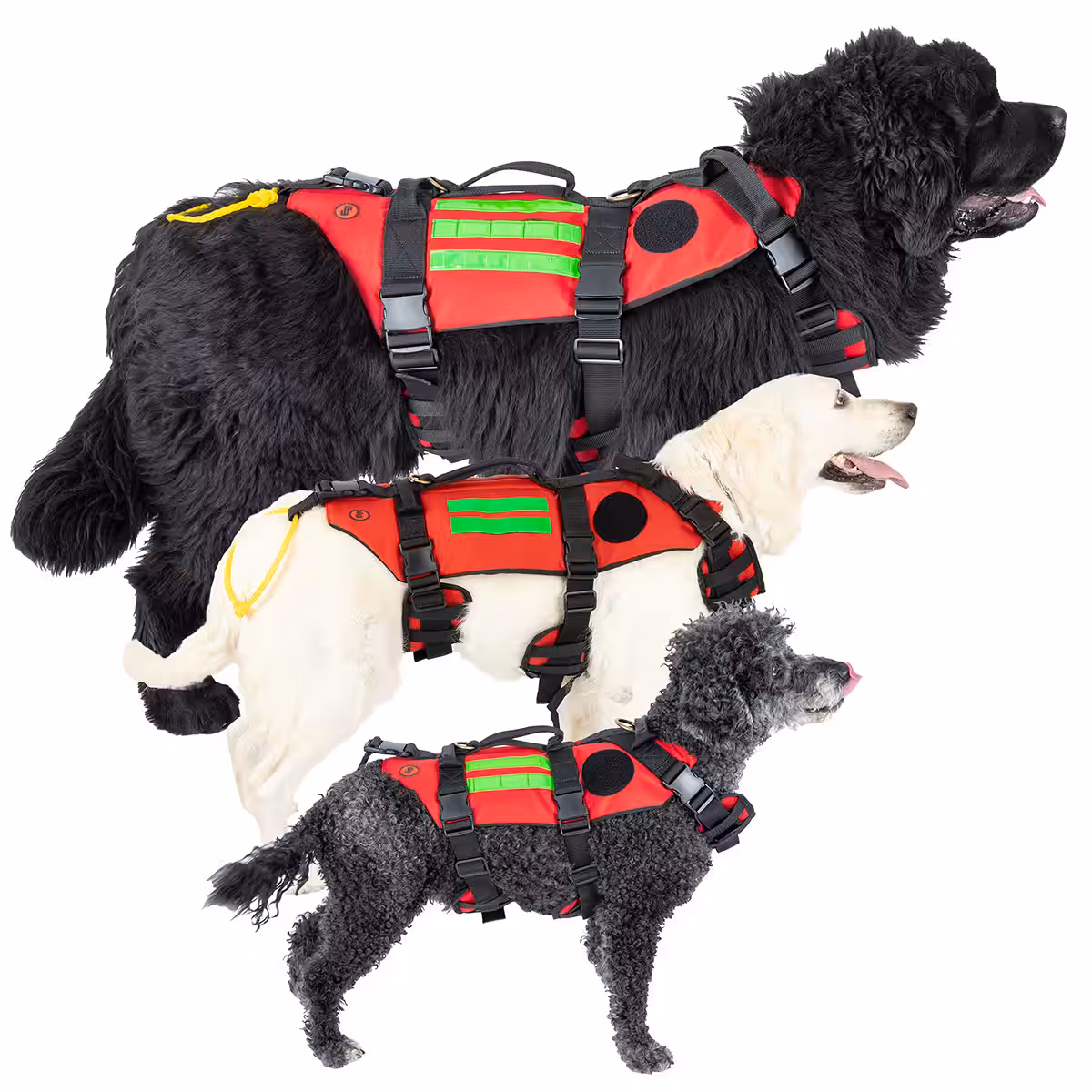 Professional Canine Rescue Harness Vest – Water & Land Operations | tqbag.com