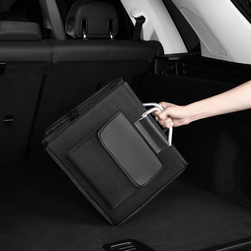 Caja de almacenamiento plegable - Gran organizador de maletero con compartimento para zapatos para viajes – photo 3